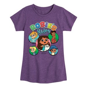 Girls' - Rosie's Rules - Rosie And Friends Fitted Short Sleeve Graphic T-Shirt - 1 of 4