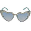 Willow & Ruby Kid's Summer Fun Sunglasses - Girl's Sunnies in Light Blue Heart - 3 of 4