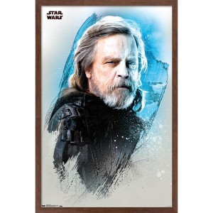 Trends International Star Wars: The Last Jedi - Luke Framed Wall Poster Prints - 1 of 4