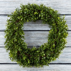 Nature Spring Round UV-Resistant Front Door Wreath - 1 of 4