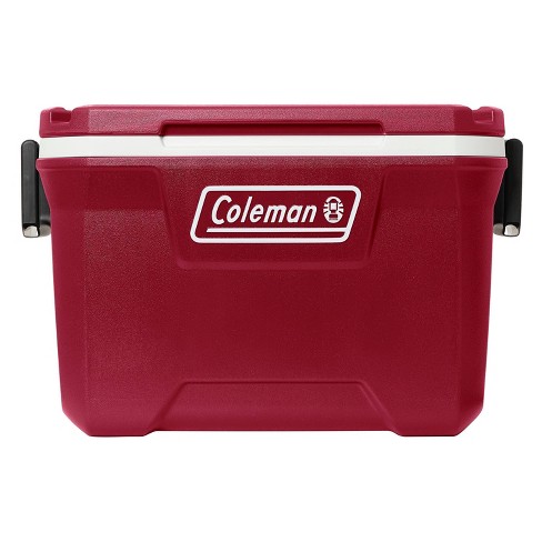 Coleman 52 Quart Hard Ice Chest Cooler Mahogany Red Target