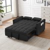 NicBex Comfy Loveseat Sofa Upholstered 2-Seat Love Seats with Pullout Bed Convertible Lounge Sofa Bed with Tufted Backrest for Bedroom,Living Room - 4 of 4