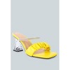 Date Look Clear Heel Rhinestone Sandals - 3 of 4