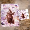 Aquarius Puzzles Random Galaxy Laser Eyes Cat Sloth Llama 500 Piece Jigsaw Puzzle - 3 of 4
