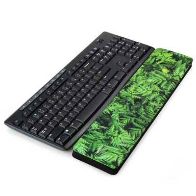 Insten Keyboard Wrist Rest Pad, Anti-Slip Ergonomic Palm Cushion Support for Comfortable Typing and Pain Relief, 17.3 x 3.7 in, Green Forest