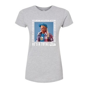 Women's - Barbie - Hes A Total Ken Fitted Graphic T-Shirt - 1 of 2