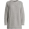 Lands' End Women's Oversized Drifter Cable Tunic Sweater - 3 of 3