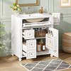 ORRD 30 Inch Bathroom Vanity with Ceramic Sink, French Country Storage Cabinet with Soft-Close Doors & Organizer - 4 of 4