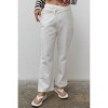 Women's LEON STRAIGHT LEG CROSS FRONT JEANS - CRESCENT - 3 of 3