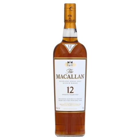 The Macallan 12yr Single Malt Scotch Whisky 750ml Bottle Target