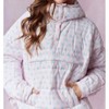 Women's Dora Printed Pullover Puffer Jacket - Peach Love S - 4 of 4