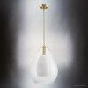 Urban Ambiance Luxury Casual Indoor Pendant,  20-3/4''H x 15"W x 15''D,  Brushed Gold Finish, UHP4934 - 3 of 4