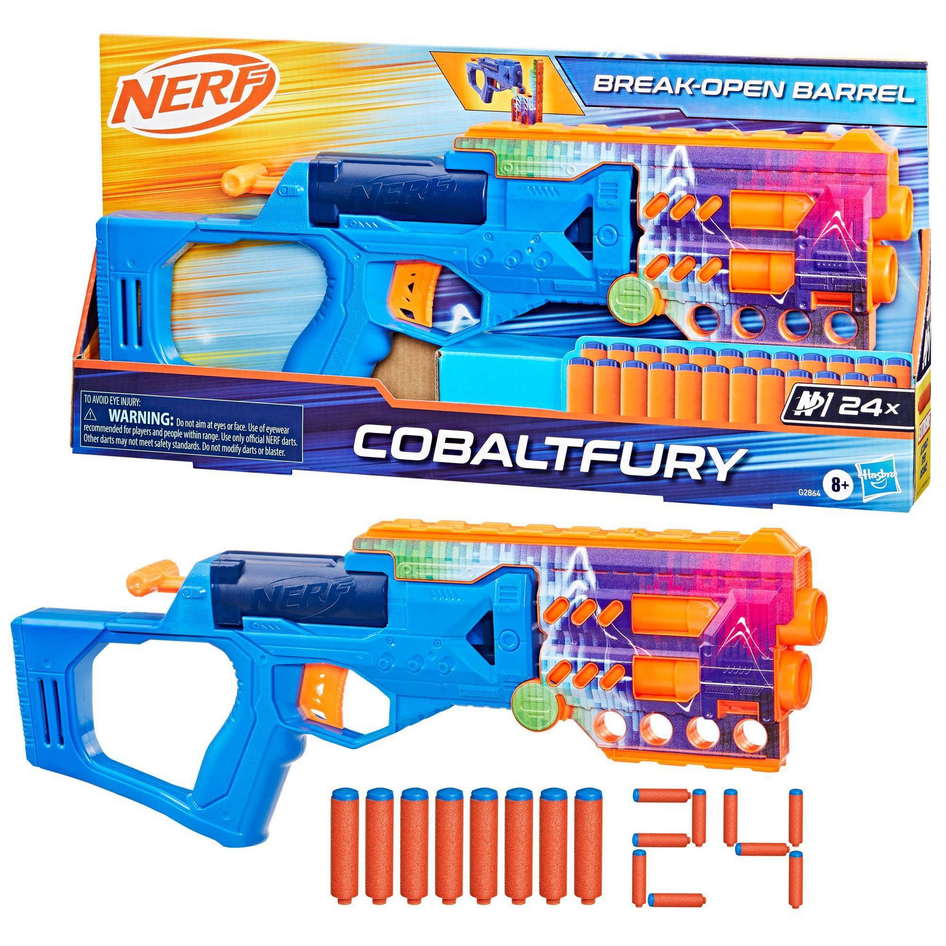 NERF Cobalt Fury Toy Blaster