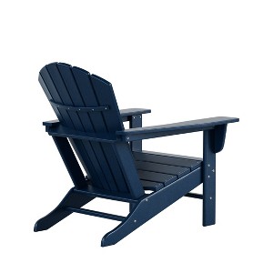 WestinTrends Dylan HDPE Outdoor Patio Adirondack Chair with Side Table (2-Piece Set) - 1 of 4