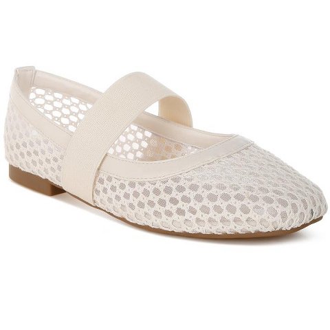Обувь London Rag Womens Nayela Mid-Foot Strap Ballerinas 9