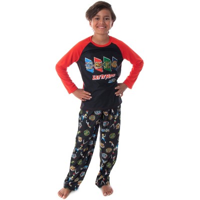 Beyblade Burst Boys' Spinner Tops Fafnir Let It Rip! 2 Piece Pajama Set Beyblade - Let It Rip