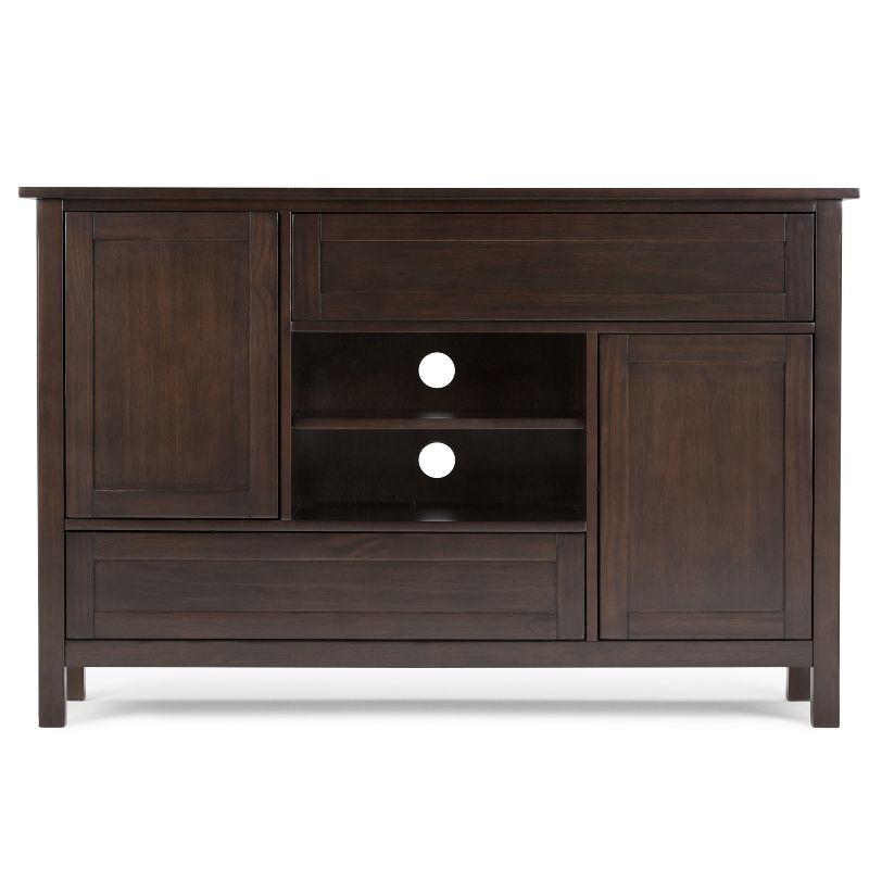 Fleming Solid Wood TV Stand for TVs up to 60&#34; Dark Brown - WyndenHall, 5 of 13