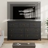 3 Dresser for Bedroom, 29" Tall Dresser, Modern Tall Drawer Dresser with Storage, Wooden Closet Dressers Chest of Drawers, White - 3 of 4