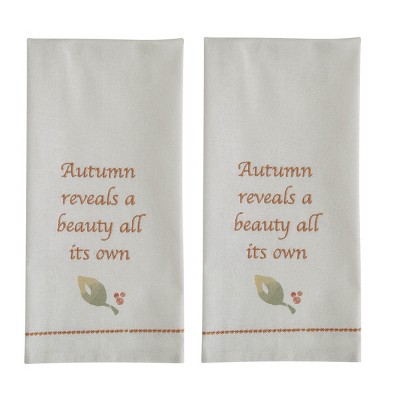 Park Designs Autumn Reveals Dishtowel Set of 2