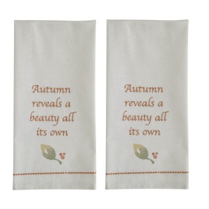 Park Designs Autumn Reveals Dishtowel Set of 2 - 1 of 3