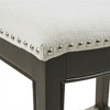 OUTSUPPLY Contemporary Saddle Counter Stool, Backless Design Stool for Kitchen Islands & Bars, Easy Assembly - 4 of 4