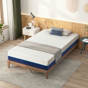 Resenkos 6 Inch Full Size Mattress in a Box, Gel Memory Foam Mattress Full Size for Cool Sleep & Pressure Relief - 1 of 4