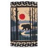 Earth Rugs Wildlife Oval Placemat – Bear Scene Lodge Table Mat 13"x19" - 3 of 3