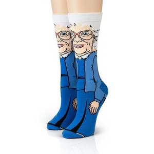Bioworld The Golden Girls Sophia Funny Graphic Socks | Single Pair Of Adult Crew Socks - 1 of 4