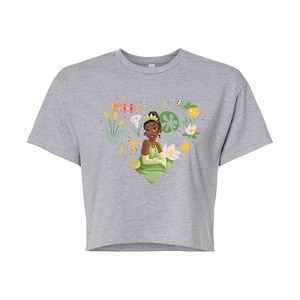 Women's - Disney Princess - Heart Tiana Cropped Graphic T-Shirt - 1 of 4