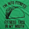 Womens Fitness Taco Funny Gym T Shirt Cool Humor Graphic Muscle Tee For Ladies - Crazy Dog Women's T Shirt - 2 of 4
