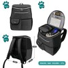 PetAmi Dog Travel Bag Backpack, Puppy Diaper Bag Supplies, Pet Camping Essentials Hiking Accessories, Food Container, Collapsible Bowls - 2 of 4