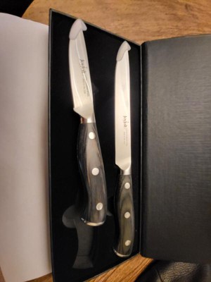 JoyJolt 11-Piece Assorted Knife Block Set High Carbon Steel Kitchen Knife