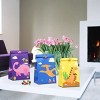 Dinosaur Gift Bags, 12Pcs Party Favor Treat Bags with 24 Stickers for Dinosaur Theme Birthday Supplies, Cartoon Wrap Bags for Kids - 4 of 4