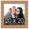 PosterPalooza | 20x20 Modern Bamboo Picture Frame, UV Acrylic, 5 Finishes - 2 of 4