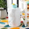 Kesha 18" Garden Stool - Indoor/Outdoor - ACS5211 - White - Safavieh - 2 of 4