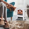 HOMCOM Freestanding Electric Fireplace, Space Heater with Realistic Flame Effect and Overheat Protection, 750W/1500W - 2 of 4