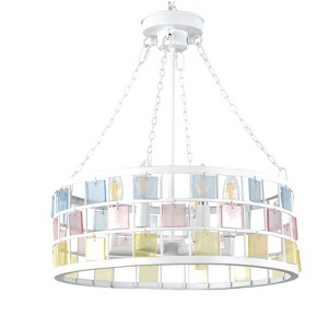 Bella Depot 6-light Black Modern Chandelier Kitchen Island Pendant Light with Adjustable Chain - 1 of 4