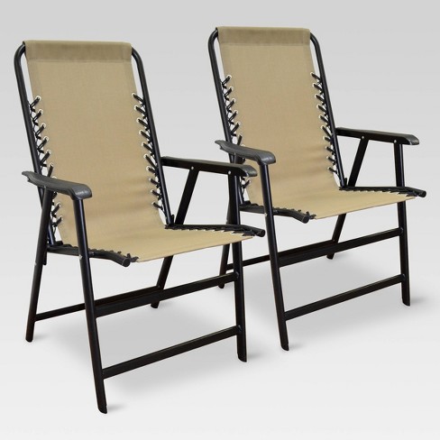 2pk Outdoor Patio Suspension Folding, Folding Patio Chairs Target