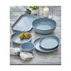 TAG Light Blue Brooklyn Melamine Brooklyn Melamine Plastic Dinning Salad Plate Dishwasher Safe Indoor/Outdoor 9x9 inch Salad Plate Set 4 - 2 of 3