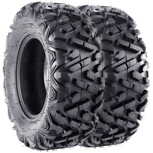 Garvee 25x8-12 6PR ATV Tires, 25x8x12 All Terrain ATV UTV Off-Road Tires(Set of 2, Tubeless) - 1 of 4