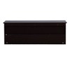 Homy Casa Wall-Mounted Entryway Shelf with 3 Open Cubbies and 4 Metal Hooks - 4 of 4