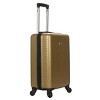 Rachel Roy 20 Gold Snakeskin Hard Cover Carry-On Luggage - 4 of 4