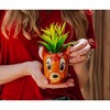 Silver Buffalo Disney Bambi 5-Inch Ceramic Mini Planter with Artificial Succulent - 2 of 4