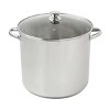 Stainless Steel 20-Quart Stock Pot with Glass Lid - 3 of 4