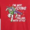 Women's - Disney - I'm Not Flying Cropped Graphic T-Shirt - 2 of 4