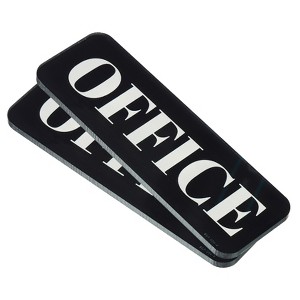 Unique Bargains Durable Acrylic Self-Adhesive Waterproof Decor Business Office Sign - 1 of 4