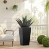 Wooakway Outdoor/Indoor/Decor/Garden Large Tall Metal Planter Pots Planter Boxes Cachepots Nursery Pots - 4 of 4