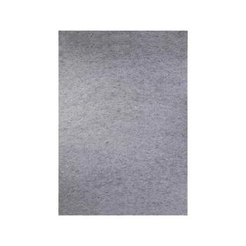 Non-Slip Gripper Mat Floor Protector Polyester Felt and Rubber Indoor Area Rug Pad, 2'x4', Neutral Grey - Blue Nile Mills