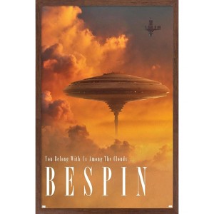 Trends International Star Wars: Bespin - Visit Bespin by Russell Walks 23 Framed Wall Poster Prints - 1 of 4