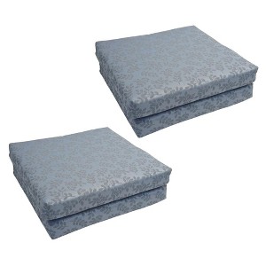 Blazing Needles, 20-inch by 19-inch Patterned Outdoor Chair Cushions (Set of 4) - 1 of 1